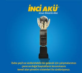 İnci Akü'ye Yeşil Ödül!