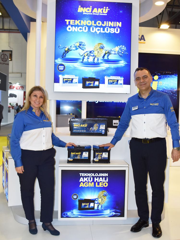 İnci Akü showcases its latest AGM Heavy-Duty Vehicle batteries at Automechanika İstanbul on its 40th anniversar