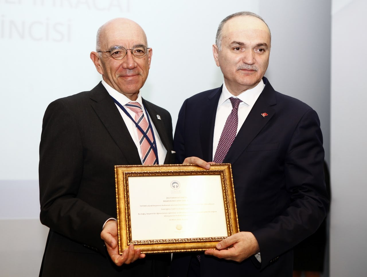 Export Success Award for Maxion İnci