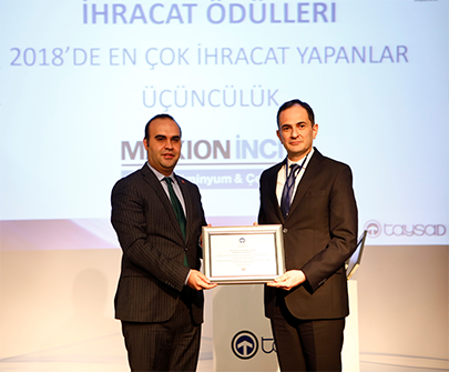 Export Performance Award for Maxion İnci