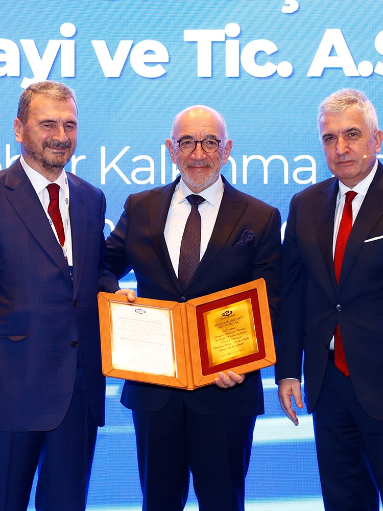 Maxion İnci Wheel Group was given the Supply Industry Award of Contribution to Sustainability 